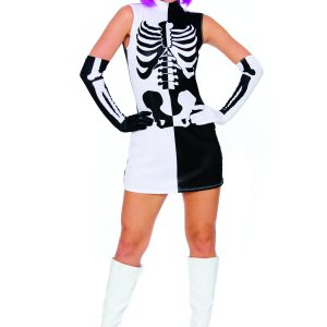 12937 SKELETON SHORT DRESS *11
