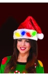 F82613 FLASHING SANTA HAT *44