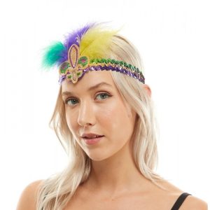HBPGG01 MARDI GRAS HEADBAND (1224)