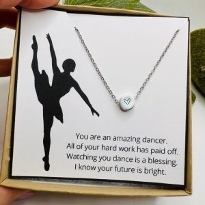 189332 NECKLACE W/ MESSAGE TO DANCER (325)