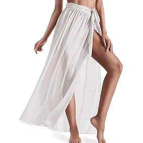 4200 SEMI SHEER WRAP SKIRT (425)