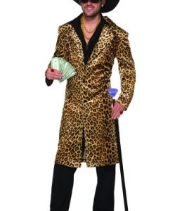 F78886 LEOPARD PIMP COAT (825)
