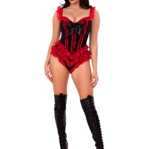 87290 BONED RUFFLE BODYSUIT (925)