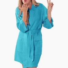 DANCE COVER UP WAFFLE ROBE ADULT (325)