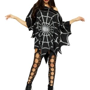 3762-(623) GLITTER WEB PONCHO *11