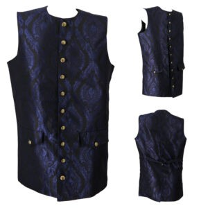 200115 BROCADE PIRATE VEST (1125)