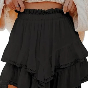 CWBSS0455 LAYERED RUFFLE SKIRT (925)