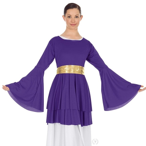 13813 PEPLUM TOP (1025)