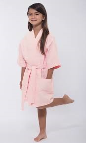 DANCE COVER UP WAFFLE ROBE CHILD (325)