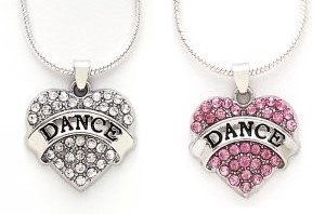 2773 RHINESTONE HEART DANCE NECKLACE *11
