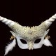 M39148W HORNED LACE MASK (126)