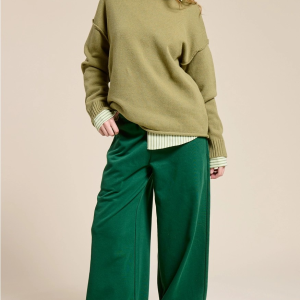 WIDE LEG JOGGER SWEATPANTS (126)